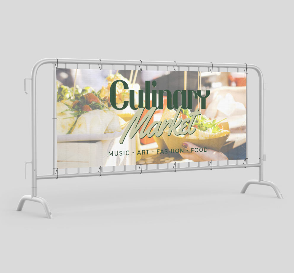 Crowd Barrier Covers