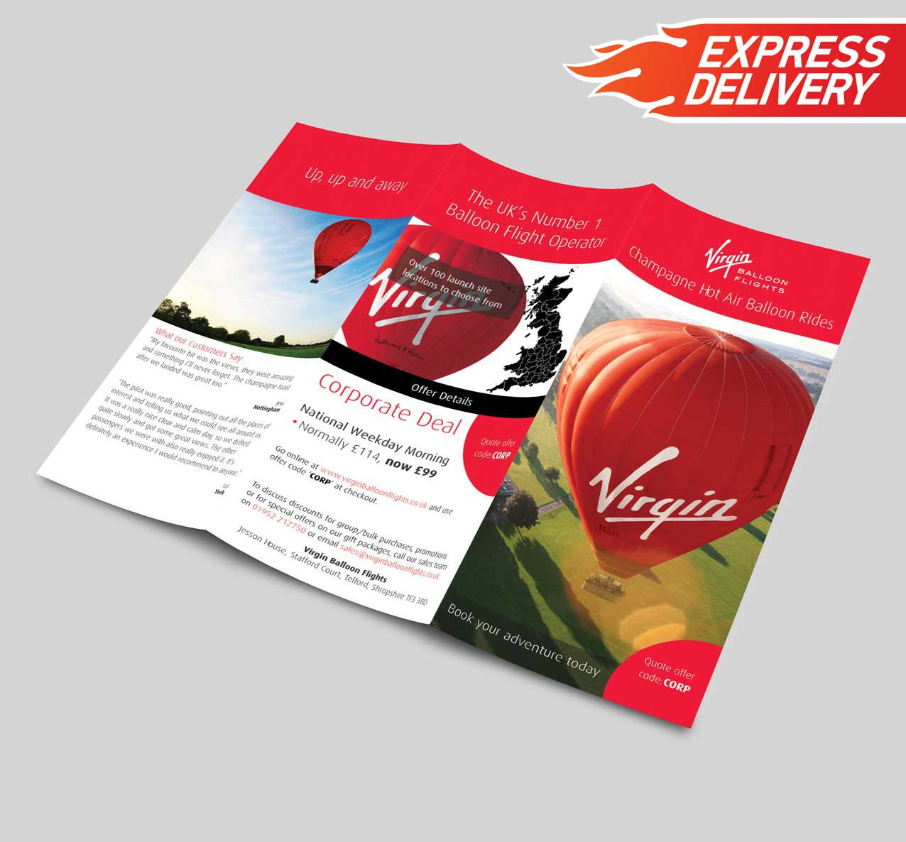 Express Folded Leaflets
