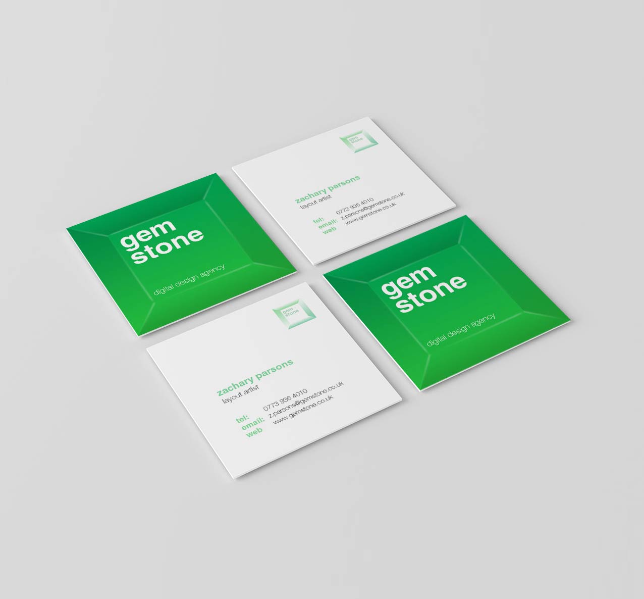 Square and Mini Business Cards